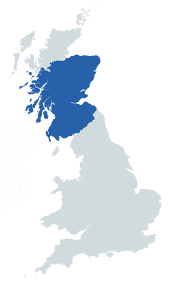 Intruder Alarms Scotland Map