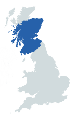 Map of Scotland